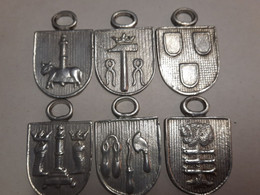 Lot De 6 Médailles Différentes  Représentants Des Métiers - Firma's