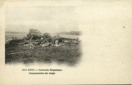 Delcampe - Bolivia, RIO BENI, Cachuela Esperanza Campamento Rio Abajo (1899) Postcard - Bolivien