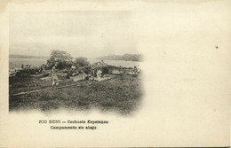 Bolivia, RIO BENI, Cachuela Esperanza Campamento Rio Abajo (1899) Postcard - Bolivie