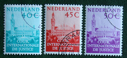 Cour Internationale De Justice NVPH Dienst D41-D43 D 41 (Mi 41-43) 1977 Gestempeld / Used NEDERLAND / NIEDERLANDE - Servicios