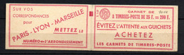 Col25 Carnet Bande Publicitaire PUB Muller N° 1011C Neuf XX MNH Cote 65,00 € - Antiguos: 1906-1965