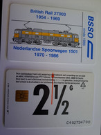 NETHERLANDS / CHIP ADVERTISING CARD/ HFL 2,50   / BSSO/WERKGROEP LOC/TRAIN / LOCOMOTIF/ NS    /     CRE  187 ** 11694** - Private