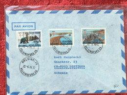 Suomi-Finland-Helsinki-☛Dietikon Suisse-Schweiz Marcophilie Timbre Europe Finlande 22/6-1976 Lettre & Document-par Avion - Covers & Documents