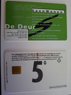 NETHERLANDS / CHIP ADVERTISING CARD/ HFL 5,--   /  SAEN WONEN/ DE DEUR        /     CRE  050 ** 11703** - Privat
