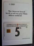 NETHERLANDS / CHIP ADVERTISING CARD/ HFL 5,--   /  WAT ATROVENT BETREFT           /     CRE  005 ** 11707** - Privées