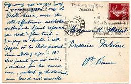 VIENNE / HAUTE - Dépt N° 87 = LIMOGES GARE 1925 = FLAMME  FLIER  ' EXPOSITION ARTS DECORATIFS MODERNES PARIS ' - Mechanical Postmarks (Advertisement)