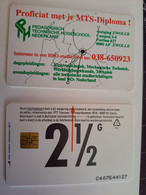 NETHERLANDS / CHIP ADVERTISING CARD/ HFL 2,50  /  MTS DIPLOMA/ HBO ZWOLLE          /     CRE 172 ** 11714** - Private