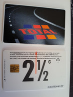 NETHERLANDS / CHIP ADVERTISING CARD/ HFL 2,50  /  TOTAL           /     CRE 160 ** 11715** - Privées
