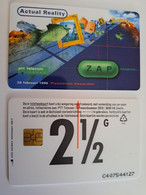 NETHERLANDS / CHIP ADVERTISING CARD/ HFL 2,50  /  ZAP CONGRES  / FISH          /     CKE 063** 11718** - Privées