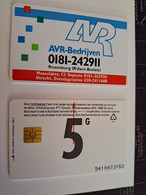 NETHERLANDS / CHIP ADVERTISING CARD/ HFL 5,00  /  AVR BEDRIJVEN          /     CRE 211** 11722** - Privé