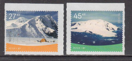 2021 Norway Peter I OY Island Mountains Complete Set Of 2 MNH @ Below Face Value - Neufs