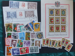 Österreich 1976 Jahrgang  Year Collection  Sammlung Lot Used Gestempelt     #L830 - Ganze Jahrgänge