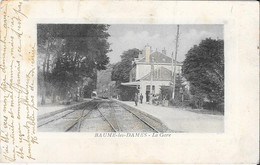 1911 - BAUME-les-DAMES : La Gare  - (Editeur Librairie Ferrez - Baume-les-Dames) - Baume Les Dames