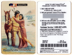USA - Amerivox - 3 Diff. Phonecards Indian Dbz01 5000ex - Amerivox