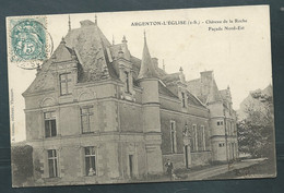 Argenton - L'église  - Chateau De La Roche - Façade Nord-est   Dab 20088 - Argenton Chateau