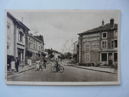 CPA 88 VOSGES - NOMEXY : Rue De La Gare - Nomexy