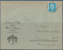 Lettre Allemagne - Brief Winkel Bei Rüdesheim Rheingau 1932 Weingut - Oblitérés
