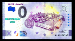 0 Euro Souvenir Miedź Legnica ANNIVERSARY Poland PLAS	2021-1 - Pologne