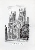 YORK - Minster, West Front - York