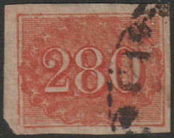 Brazil 1861 Sc 39 Bresil Mi 21 Yt 21A Used Clipped Corner - Gebraucht