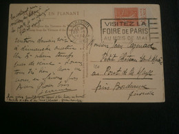 FRANCE 199 SEMEUSE BANDE PUBLICITAIRE PUBLICITE LA LAME PHENIX LETTRE ENVELOPPE COURRIER CARTE POSTALE CP PARIS - Cartas & Documentos