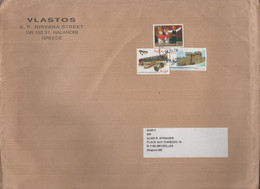 GRECIA - GREECE - GRECE - GRIECHENLAND - 2008 - 3,00€ Nyfiatikos, Corfu + 0,15€ Wooden War Aircraft + 0,65€ Rhodos - Big - Storia Postale