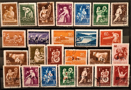 BULGARIE 1959/1962 - Lot Métiers Avec Et Sans Surcharge Oblitérés (voir Scan) - Lots & Serien