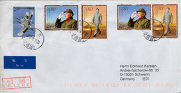 2012 CHINA , SOBRE CIRCULADO , YV. 3780 GRULLA JAPONESA , YV. 4189 / 4190 X 2 - CENT. NACIMIENTO DENG XIAOPING - Covers & Documents