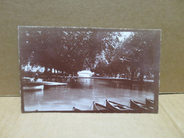 ANNECY (74) Ancienne Photographie Bord De Rivière - Annecy