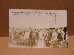 BOISSY SAINT LEGER BONNEUIL (94) Carte Photo Aviation Accident Avion Des Frères MORANE Gros Plan - Boissy Saint Leger