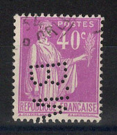 Perforé - YV 281 Perfin B.M - Used Stamps