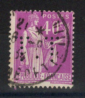 Perforé - YV 281 Perfin T.T - Used Stamps