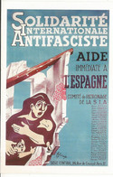 CPM, Th. Hist.  Affiche De Leloup Appelant à L' Aide à L' Espagne ( 1937 ). J.J. Carmet - Histoire