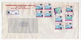 1993. YUGOSLAVIA,SERBIA,SID,REGISTERED COVER,STOCAR HEADED COVER - Storia Postale