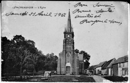 Beauvoir. Sur Niort  L'Eglise. Du Soldat Charles Dutot, Ferme Du Choléra, à Georges Retelle. 1917. - Beauvoir Sur Niort