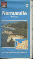 Normandie - Carte Avec Liste Alphabétique Des Noms Cités (échelle 1/250000)- Recta Foldex N°2 - Collectif - 0 - Mapas/Atlas