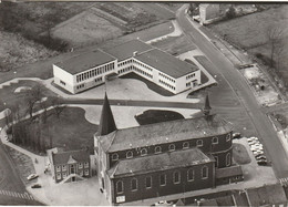 Zonhoven : Luchtfoto Kerk , Oud En Nieuw Gemeentehuis - Zonhoven