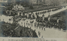 Funeral Of King Edward VII - The Coffin On Gun Carriage Passing Marble Arch, Friday May 20th 1910 - Funerali