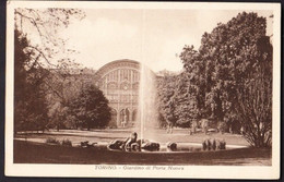 TORINO - GIARDINO DI PORA NUOVA  - VIAGG. 1925 - F.P. - STORIA POSTALE - Parchi & Giardini