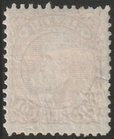 Brazil 1884 Sc 91 Bresil Yt 61 MH* Small Edge Thin Some Disturbed Gum - Unused Stamps