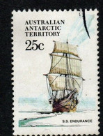 Australian Antarctic Territory  S 45 1979-1982 Definitive Ships 25c Endurance Used - Oblitérés