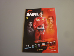 Carlos Sainz Ferrari Shell Formula 1 F1 Topps Turbo Atax 2021 Trading Card - Automobile - F1