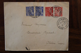 France 1943 Cover WW2 WK2 Clermont Ferrand - Covers & Documents