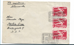 Bra179 / BRASILIEN - Sportmotiv Hürdenlaufen 1956 - Lettres & Documents