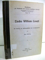 Tiecks William Lovell. Ein Beitrag Zur Geistesgeschichte Des 18. Jahrhunderts - Sonstige & Ohne Zuordnung