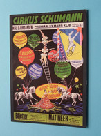 CIRKUS SCHUMANN > Utgivningsdag 1987 ( Maximikort Nr. 38 > See Photo ) ! - Cartes-maximum (CM)