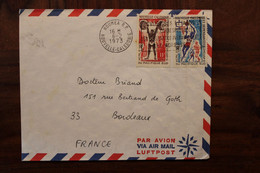 1973 Nouvelle Calédonie New Caledonia France Cover Jeux Du Pacifique Sud - Lettres & Documents