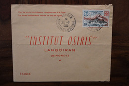 1960 Nouvelle Calédonie New Caledonia France Cover Pour Langoiran - Storia Postale