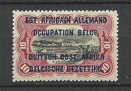 BELGISCH KONGO Congo Belge Belgische Besatzung V.  Deutsch-Ostafrika 1916 Michel 2 * - Nuovi