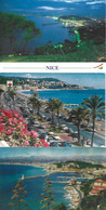 NICE: Petit Lot De 8 Cartes Postales Modernes Variées (CPM), Toutes Scannées. - Sets And Collections